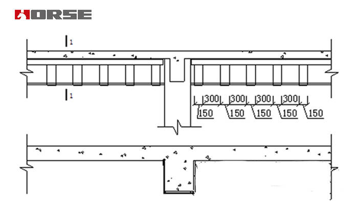 Reinforced frame beams with CFRP wrapping Reinforced frame beams with CFRP wrapping