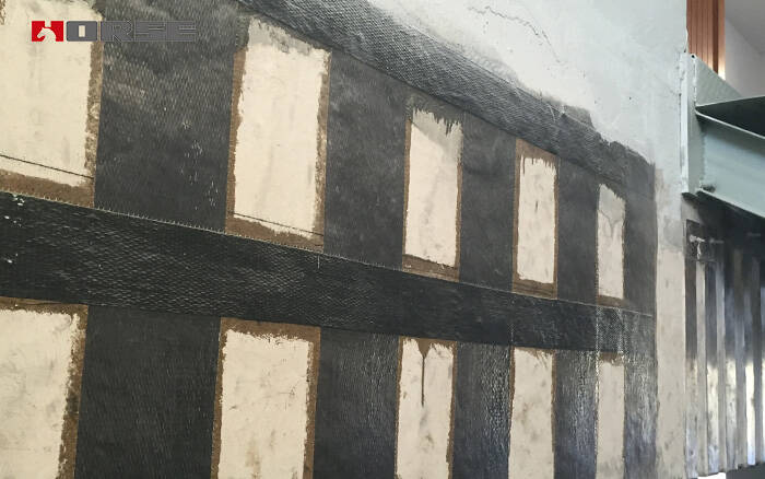 Gymnasium retrofitting using carbon fiber reinforced polymer fabric Gymnasium retrofitting using carbon fiber reinforced polymer fabric