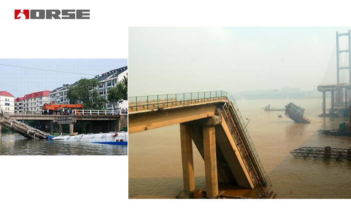 The ship crashed and collapsed The ship crashed and collapsed