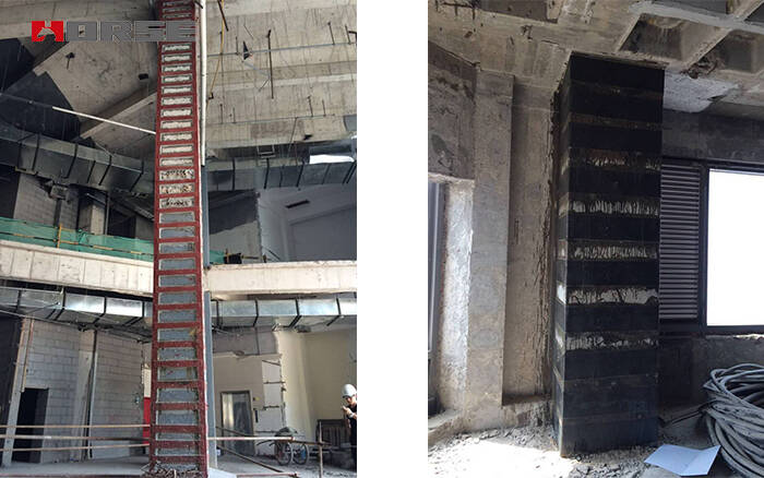 bonding CFRP and steel plate bonding CFRP and steel plate