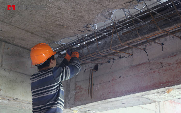 Enlargement section method of the beam Enlargement section method of the beam