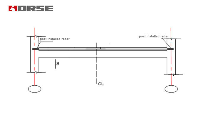 Section-enlarging reinforcing method for concrete beam with injectable anchoring Section-enlarging reinforcing method for concrete beam with injectable anchoring