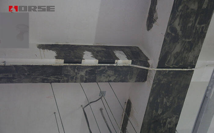 reinforced with FRP fabric. reinforced with FRP fabric.