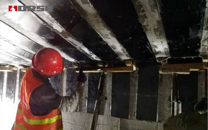 Tunnel reinforcement by carbon fiber laminate Tunnel reinforcement by carbon fiber laminate