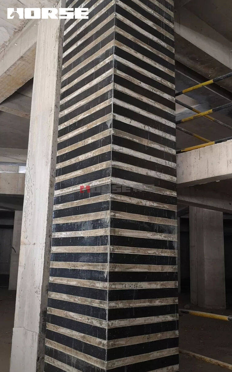carbon fiber reinforced polymer for column strengthening carbon fiber reinforced polymer for column strengthening
