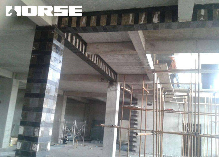 Carbon fiber reinforced polymer retrofit for columns Carbon fiber reinforced polymer retrofit for columns