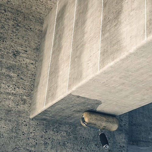 • Applying HM-180 primer • Applying HM-180 primer