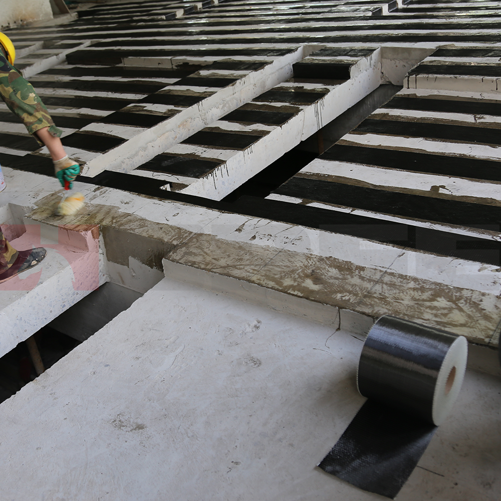 Reinforcement Of Existing Slabs With UD Carbon Fiber Cloth Reinforcement Of Existing Slabs With UD Carbon Fiber Cloth