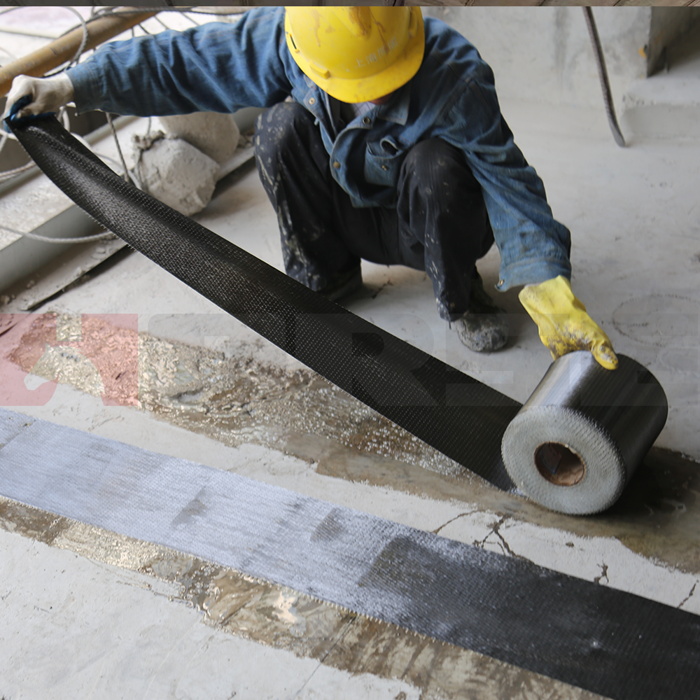 Reinforcement Of Existing Slabs With UD Carbon Fiber Cloth Reinforcement Of Existing Slabs With UD Carbon Fiber Cloth