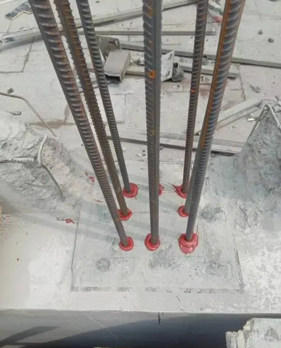 Rebaring Work in RCC Columns & Wall by Horse Chemical Anchor Rebaring Work in RCC Columns & Wall by Horse Chemical Anchor