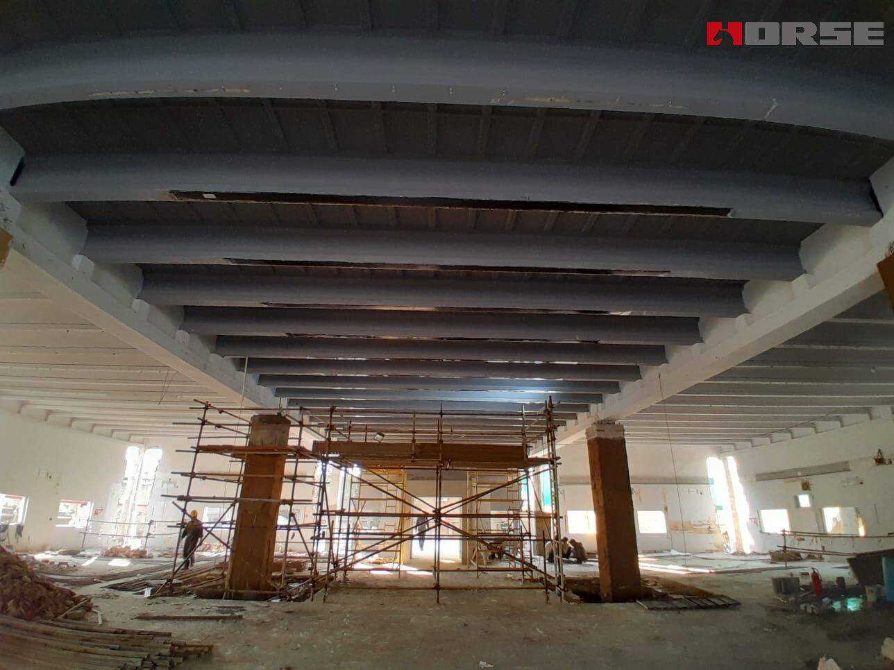 Carbon Fiber Laminate on Beams Carbon Fiber Laminate on Beams