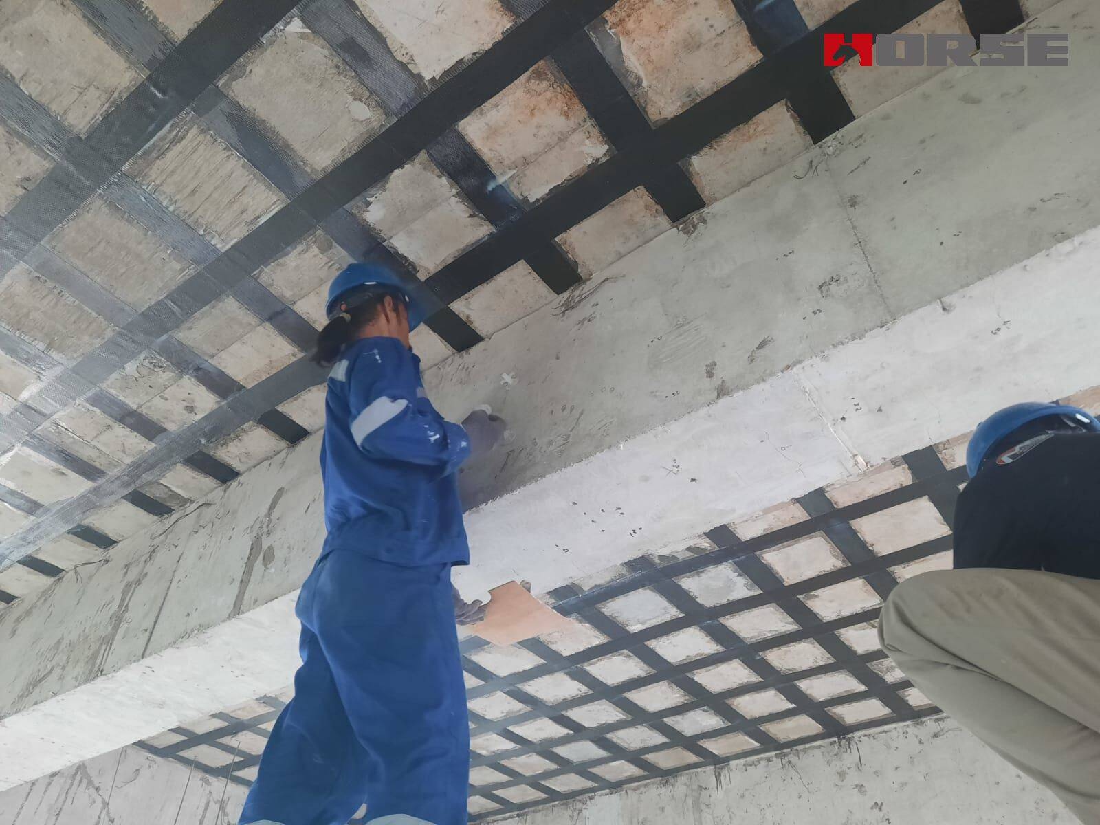 Carbon Fiber Concrete Crack Repair Carbon Fiber Concrete Crack Repair