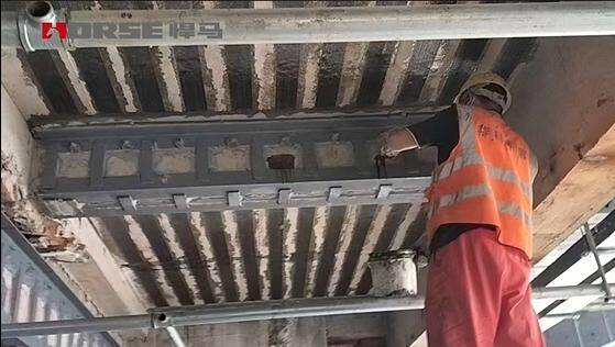 Hospital Structural Strengthening-Carbon Fiber & Steel Bonding Hospital Structural Strengthening-Carbon Fiber & Steel Bonding