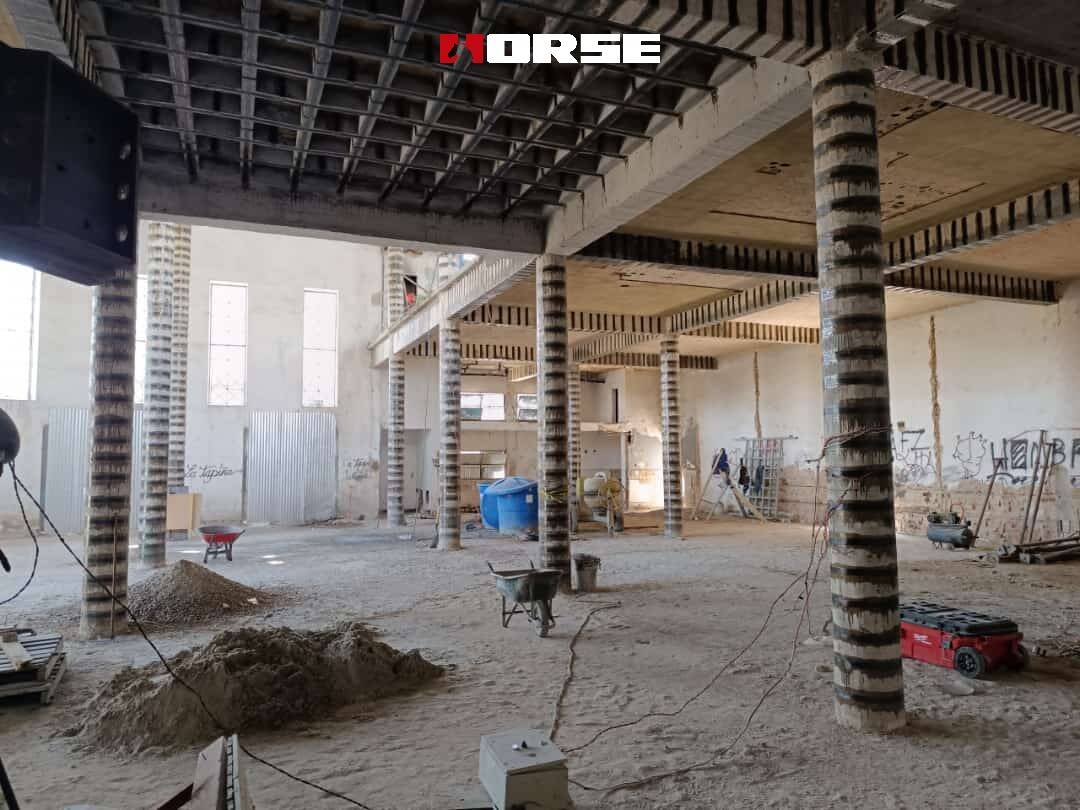 Carbon Fiber Strengthening Existing Concrete Structures Cause of New Large Equipments Added Carbon Fiber Strengthening Existing Concrete Structures Cause of New Large Equipments Added