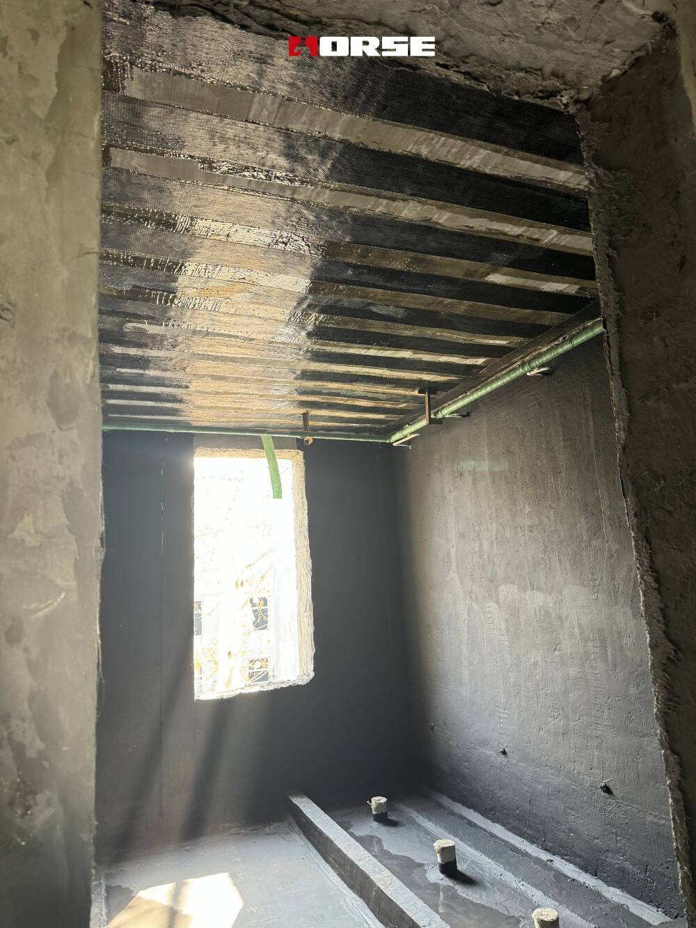 Carbon Fiber Renovation of Brick Concrete Office Building Carbon Fiber Renovation of Brick Concrete Office Building