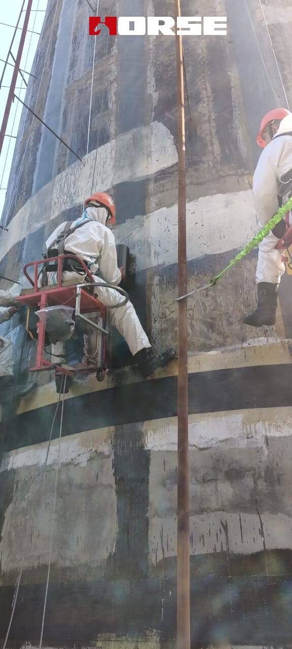 Strengthening Chimney With Carbon Fiber(FRP) Sheet Strengthening Chimney With Carbon Fiber(FRP) Sheet