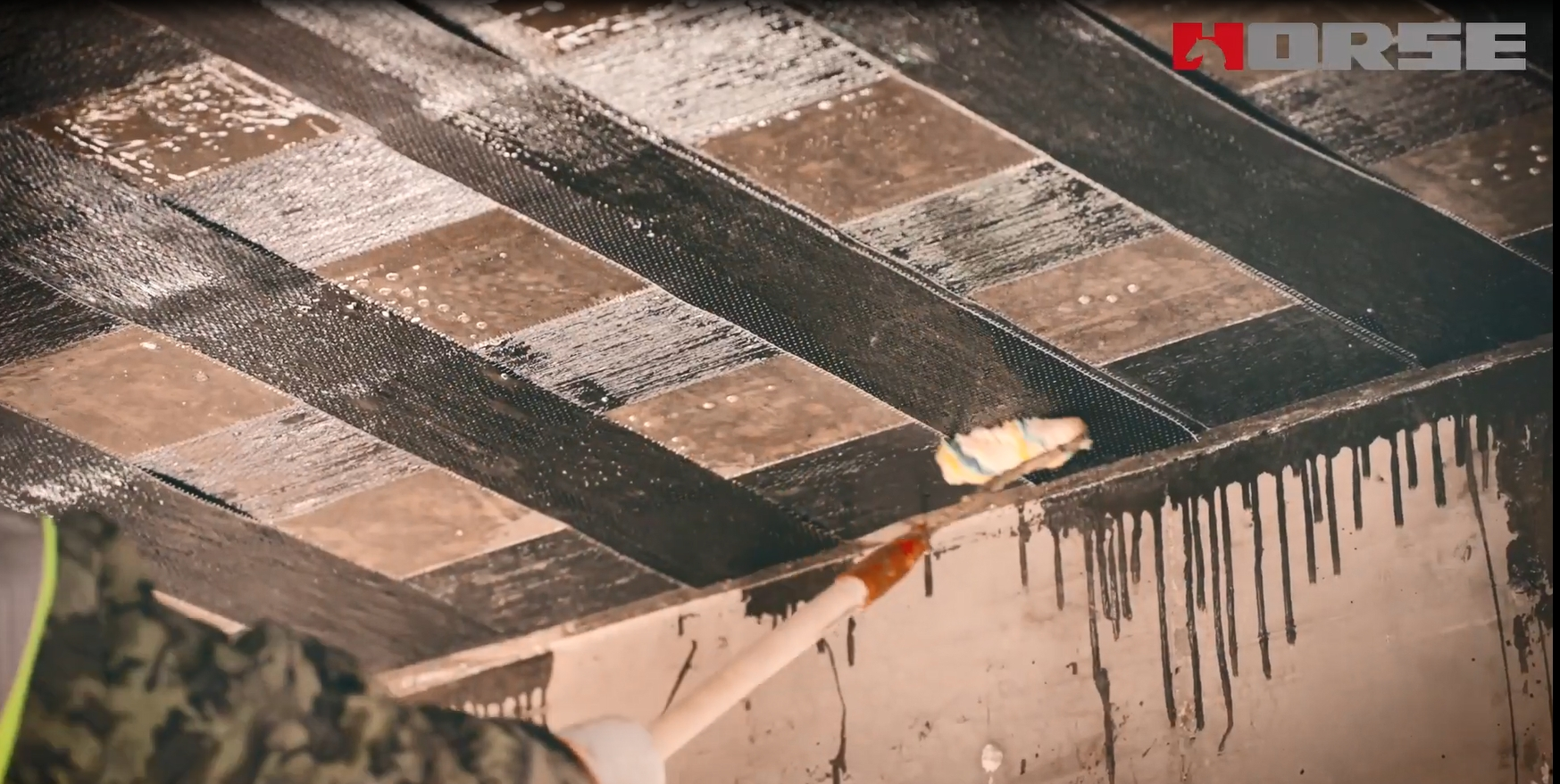 Carbon fiber strengthening slab Carbon fiber strengthening slab