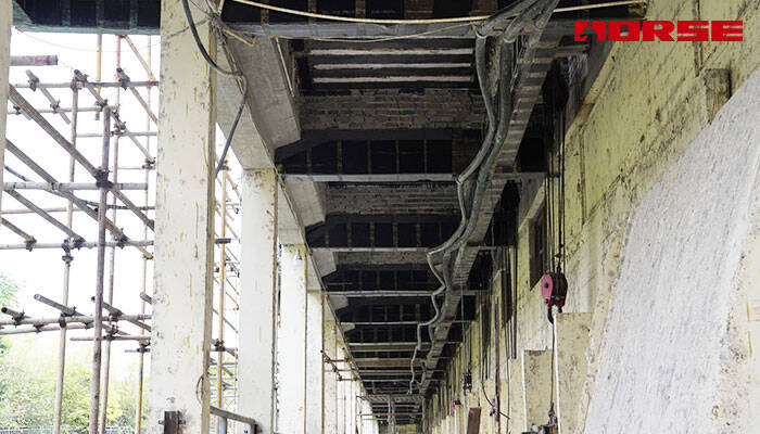 Carbon Fiber Reinforcement for a Hydropower Station