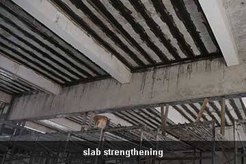 carbon fiber wrap slab reinforcement